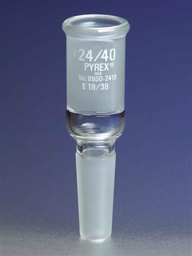 8800-2924 | PYREX® Reducing Adapters with 29/42 Standard Taper Outer Joint and 24/40 Standard Taper Inner Joint