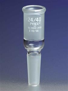 8800-2419 | PYREX® Reducing Adapters with 24/40 Standard Taper Outer Joint and 19/38 Standard Taper Inner Joint