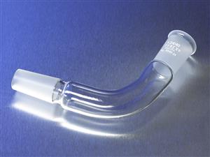8940-24 | PYREX® 105° Angled Tube Adapter with Two-Way 24/40 Standard Taper Joints