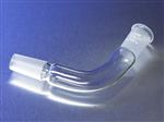 8940-24 | PYREX® 105° Angled Tube Adapter with Two-Way 24/40 Standard Taper Joints