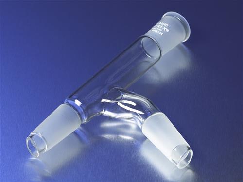 8950-24 | PYREX® 60° Angle Distilling Connecting Adapters with 24/40 Standard Taper Joints
