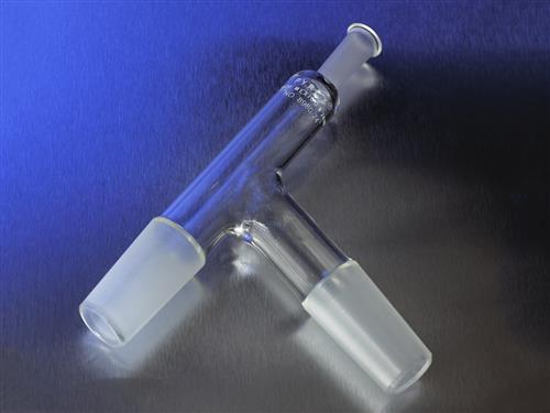 8980-24 | PYREX® 75° Angle Tube Adapter,Two-Way 24/40 Standard Taper Joints,Standard Taper 10/30 Outer Joint Thermometer Opening