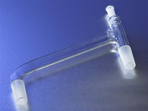 9060-24 | Three-Way Distilling Connecting Adapter with Two 24/40 Standard Taper Joints