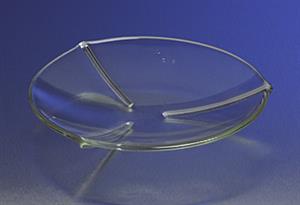 9990-100 | PYREX® 100 mm Diameter Ribbed Watch Glass/Beaker Cover
