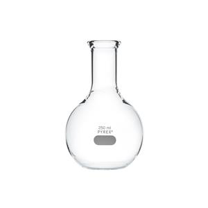 4060-250 | PYREX® 250 mL Long Neck Boiling Flask, Flat Bottom and Tooled Mouth