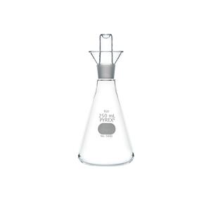 5400-250 | PYREX® 250 mL Iodine Determination Flasks with Glass No. 22 Standard Taper Stopper