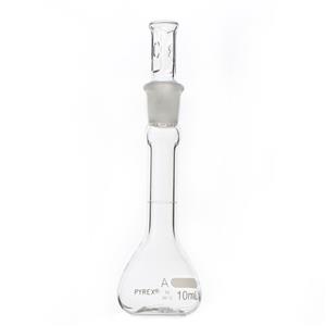 5640-10 | PYREX® 10 mL Class A Volumetric Flasks with PYREX® Glass Standard Taper Stopper