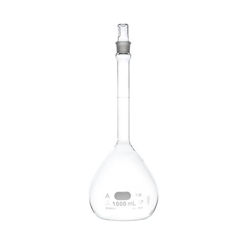 5640-1L | PYREX® 1L Class A Volumetric Flasks with PYREX® Glass Standard Taper Stopper