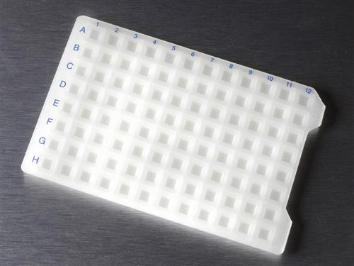 AM-2ML-SQ-IMP | Axygen® Impermamat, Chemical Resistant Silicone 96 Square Well Sealing Mat for Deep Well Plates, Nonsterile