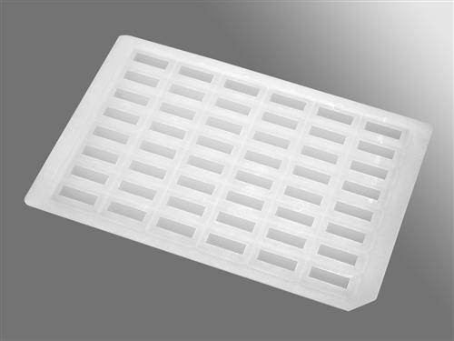 AM-48-IMP | Axygen® Impermamat, Chemical Resistant Silicone Sealing Mat for 5 mL 48 Rect Well Deep Well Plates, Nonsterile