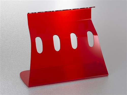 AP-USD4-P | Axygen® Universal Linear Stand for Four Pipettors, Red
