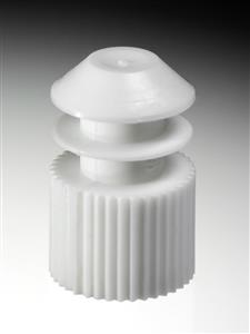 BA100-31 | Corning® Gosselin™ Winged Plug, Blue LDPE, 3000/Bag, 15000/Case