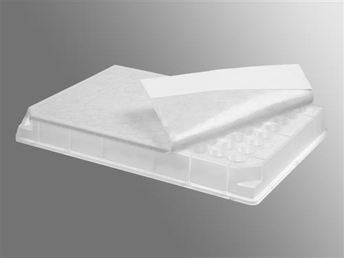 BF-400-S | Axygen® Breathable Sealing Film for Tissue Culture, Deep Well, 96-well Microplates, Sterile
