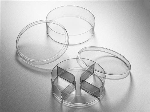 BT93-02 | Corning® Gosselin™ Petri Dish 100 x 25 mm, 3 Vents, Sterile, 10/Bag, 500/Case