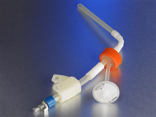 10043 | Disp Tubing Set for use,850cm² Polystyrene Roller Bottle, 3/8” ID x 1/2” OD, ADCF*, 0.2 µm filter, MPC* Quick Connect