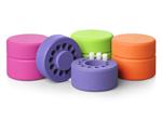 432138 | Corning® CoolCell® LX, Cell Freezing Container, for 12 x 1 mL or 2 mL Cryogenic Vials, 4-Pack, Purple, Orange, Green,,Pink