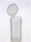 FL100-05 | Corning® Gosselin™ Straight Container, 90 mL, PP, Graduated to 80 mL, Hinged cap, Sterile, 350/Case