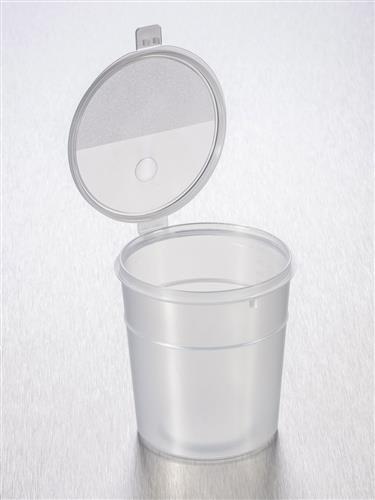 FL300-04 | Corning® Gosselin™ Straight Container, 300 mL, PP, Graduated, Hinged cap, Sterile, 240/Case