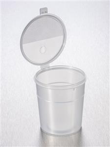FL300-04 | Corning® Gosselin™ Straight Container, 300 mL, PP, Graduated, Hinged cap, Sterile, 240/Case