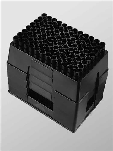 HT-50-CBK-STK-S | Axygen® 96-well tips, 50µL, Liquid Level Sensing, Non-filtered, Sterile, Stacked Tip Rack