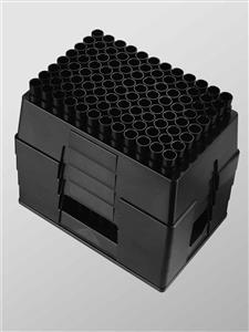 HT-50-CBK-STK-S | Axygen® 96-well tips, 50µL, Liquid Level Sensing, Non-filtered, Sterile, Stacked Tip Rack