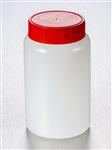 LR500-04 | Corning® Gosselin™ Round HDPE Bottle, 500 mL, 58 mm Red Cap with Wad, Assembled, Sterile, 140/Case
