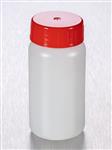 LR50A-18 | Corning® Gosselin™ Round HDPE Bottle, 50 mL, 27 mm Red Cap with Wad, Assembled, Sterile, 600/Case