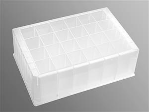 P-DW-10ML-24-C-S | Axygen® 24w Clear V-Bottom 10 mL Polypropylene Rect Well Deep Well Plate, 5/Pack, Sterile