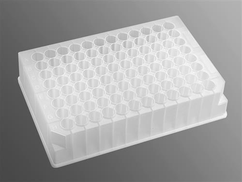 P-DW-11-C | Axygen® 96-well Clear Round Bottom 1.1 mL Polypropylene Deep Well Plate, 5 per Pack, Nonsterile