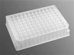 P-DW-11-C | Axygen® 96-well Clear Round Bottom 1.1 mL Polypropylene Deep Well Plate, 5 per Pack, Nonsterile