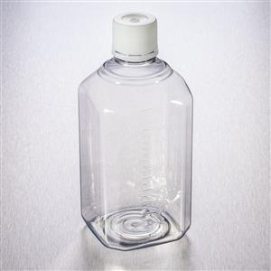 P1000B-06 | Corning® Gosselin™ Octagonal PET Bottle, 1 L, Graduated, 31 mm Tamper-evident Cap, Non-assembled, 12/Pack, 48/CS