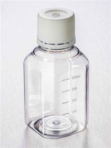 P250B-01 | Corning Gosselin Octagonal PET Bottle 250 mL Gradu