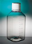 P500B-09 | Corning® Gosselin™ Octagonal PET Bottle, 500 mL, Graduated, 31 mm Tamper-evident Cap, Non-assembled, 12/Pack, 120/CS