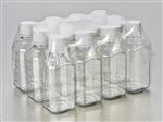 P500B-50 | Corning® Gosselin™ Octagonal PET Bottle, 500 mL, Graduated, 31 mm Tamper-evident Cap, Sterile, Assembled, 12/Pack, 120/CS