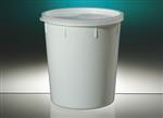 PC1000-04 | Corning® Gosselin™ Conical Container, 1 L, White PP, Snap Cap, Sterile, Assembled, 80/Case