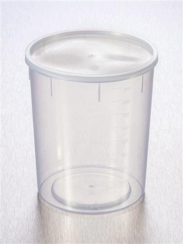PC1000-05 | Corning® Gosselin™ Conical Container, 1 L, PP, Graduated, Snap Cap, Sterile, Assembled, 80/Case