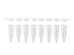 PCR-0208-FCP-C | Axygen® 0.2 mL Polypropylene PCR Tube Strips,FlCp Strips, 8 Tubes/Strip, 8 FlCps/Strip, Clear, Nonsterile