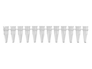 PCR-0212-C | Axygen® 0.2 mL Polypropylene PCR Tube Strips, 12 Tubes/Strip, Clear, Nonsterile