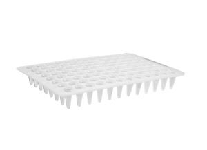 PCR-96-LP-FLT-W | Axygen® 96-well Polypropylene Flat Top PCR Microplate, Low Profile, No Skirt, White, Nonsterile