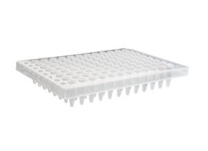 PCR-96M2-HS-C | Axygen® 96-well Polypropylene PCR Microplate, Half Skirt, Clear, Nonsterile