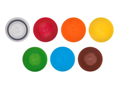 SCO-Y | Axygen® Microcentrifuge Non-Looped ScrewCap,,O-ring, Yellow, Polypropylene, 500 Caps/Pack, 8 Packs/CS