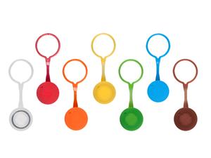 SCO-LP-C | Axygen® Microcentrifuge Looped ScrewCap,,O-ring, Clear, Polypropylene, 500 Caps/Pack, 8 Packs/CS