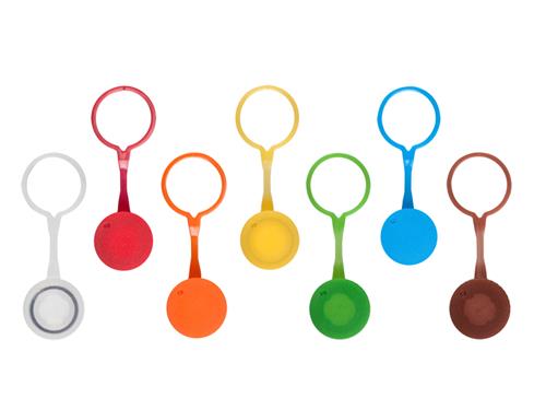 SCO-LP-Y | Axygen® Microcentrifuge Looped ScrewCap,,O-ring, Yellow, Polypropylene, 500 Caps/Pack, 8 Packs/CS