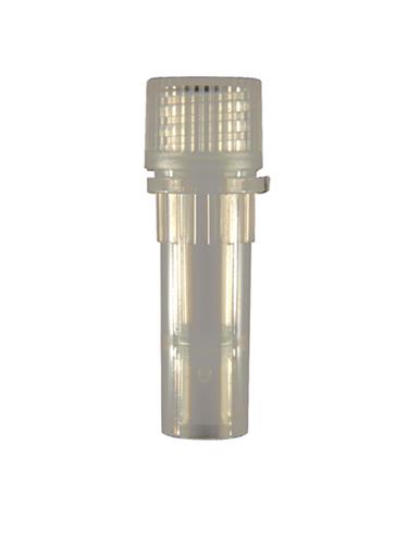 SCT-050-SS-C-S | Axygen® 0.5 mL Self Standing Conical Screw Cap Microcentrifuge Tube,Cap,,O-ring, Polypropylene, Clear Cap, Sterile