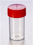 TP35C-002 | Corning® Gosselin™ Straight Container, 60 mL, PP, Red Screw Cap, Assembled, Sterile, 70/Bag, 700/CS