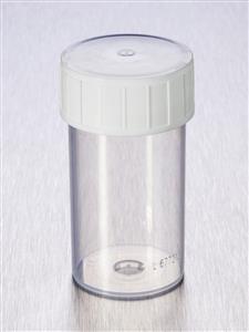 TP35C-013 | Corning® Gosselin™ Straight Container, 60 mL, PP, White Screw Cap, Assembled, 70/Bag, 700/Case