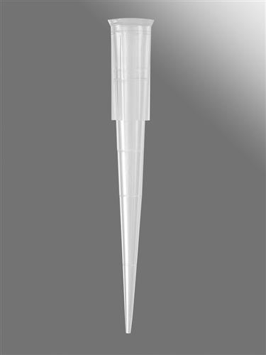 TR-222-C-R | Axygen® 200 µL Universal Fit Pipet Tips, Beveled, Graduated, Hinged Racks, Clear, Nonsterile