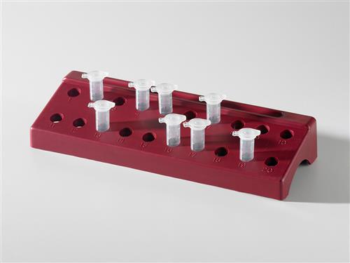 TR8210 | Axygen® Microcentrifuge Tube Support Rack, Red, 20 x 1.5 x 2.0 mL