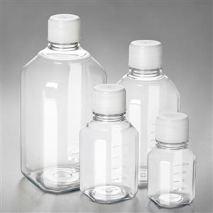 432229 | Corning® PET Bottle, 30mL, Graduated, 18mm Screw Cap, Sterile, Triple-bagged, Pre-assembled, 24/Tray, 240/CS