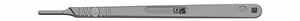 074L | #4 LONG STAINLESS HANDLE FITS BLADES 18 - 27
